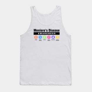 Meniere's Disease - Disability Awareness Symptoms Tank Top